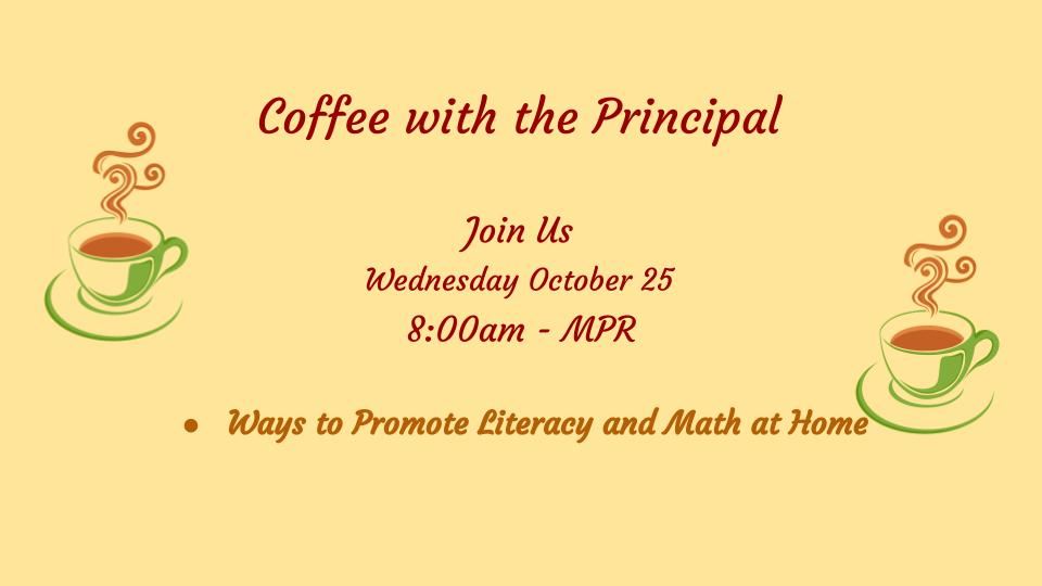  Coffee with the principal